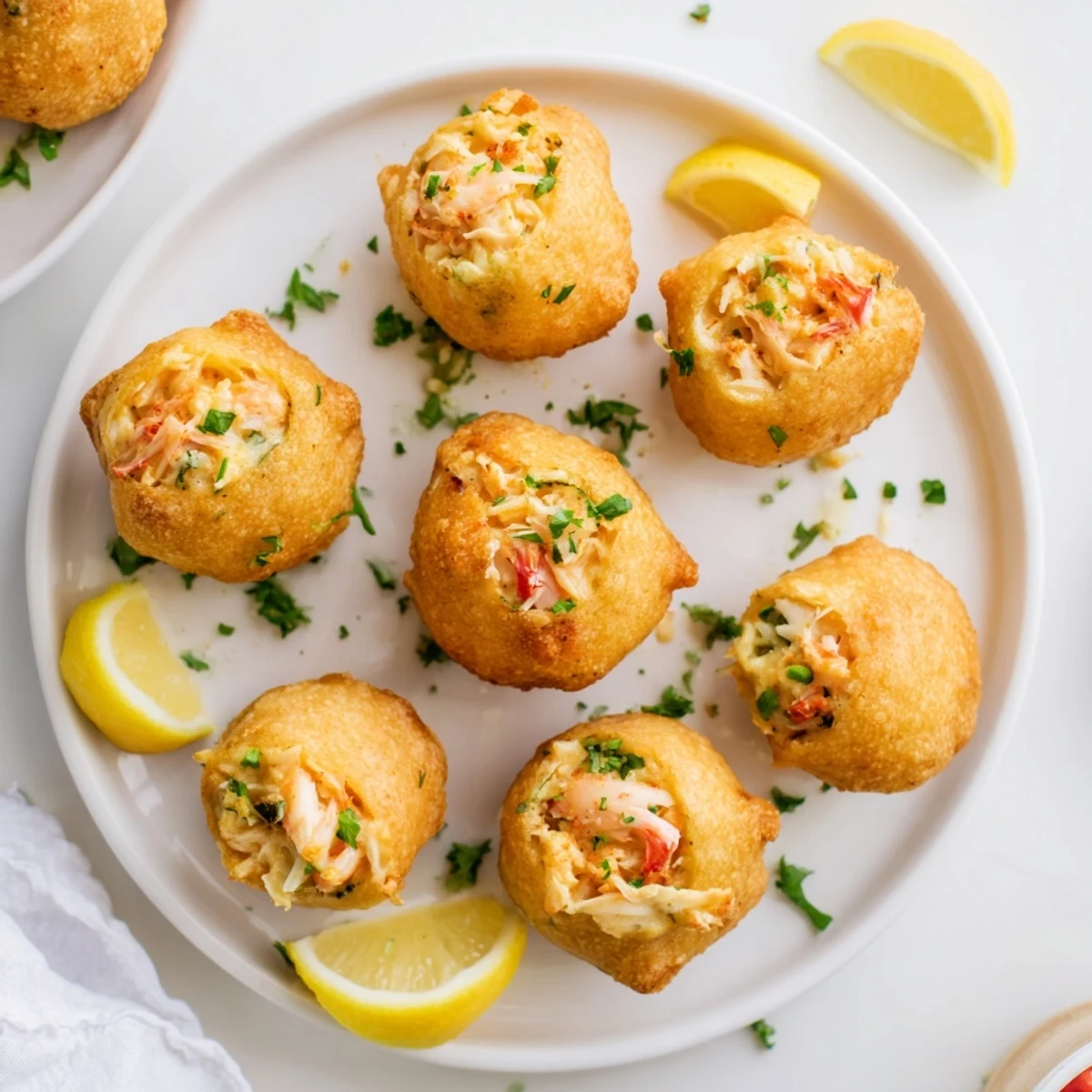 Cheesy Seafood Tortilla Bombs on a plate, ready to dip in garlic aioli for a delicious fusion snack.