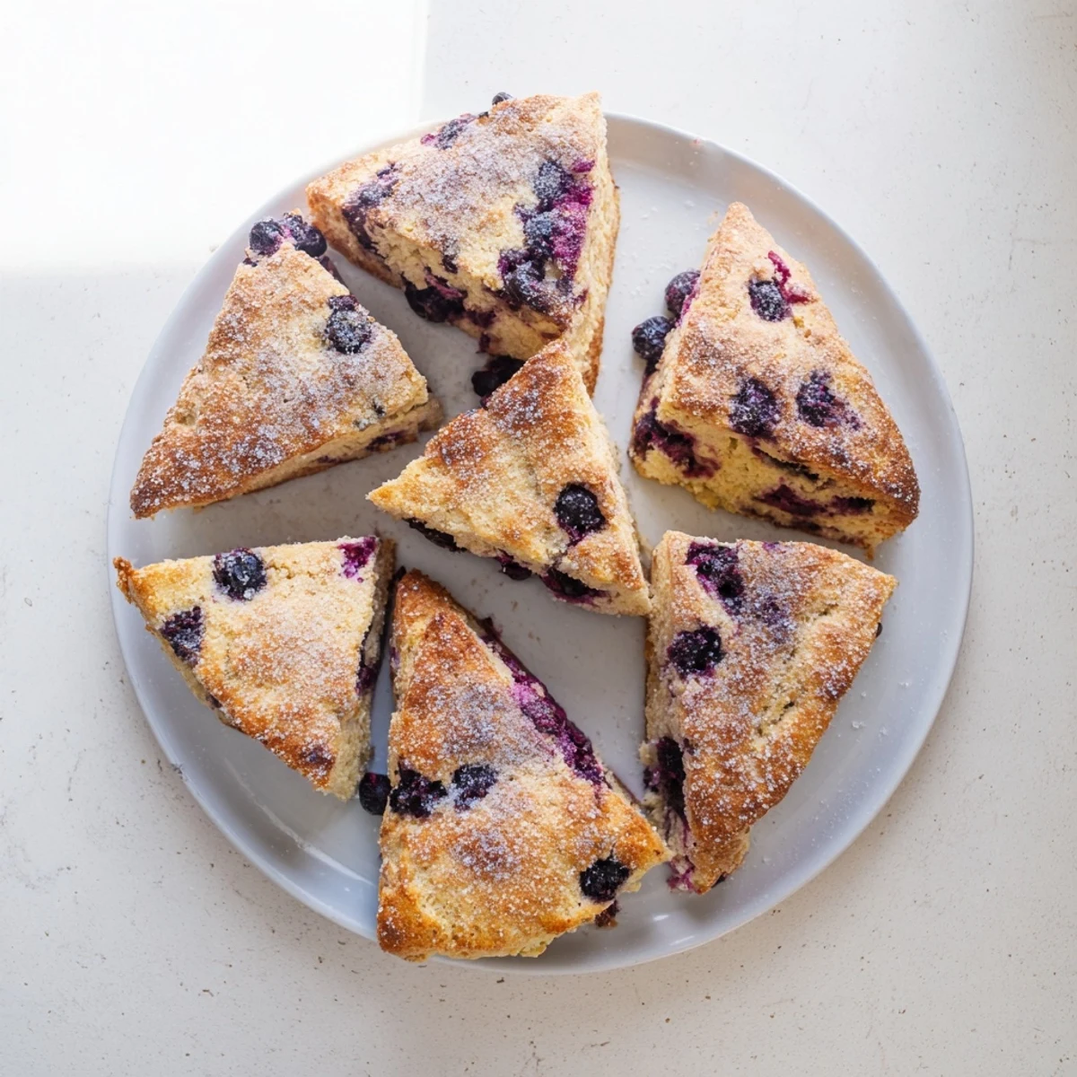 Tender baked wedges stuffed with juicy blueberries and aromatic Vietnamese cinnamon spice