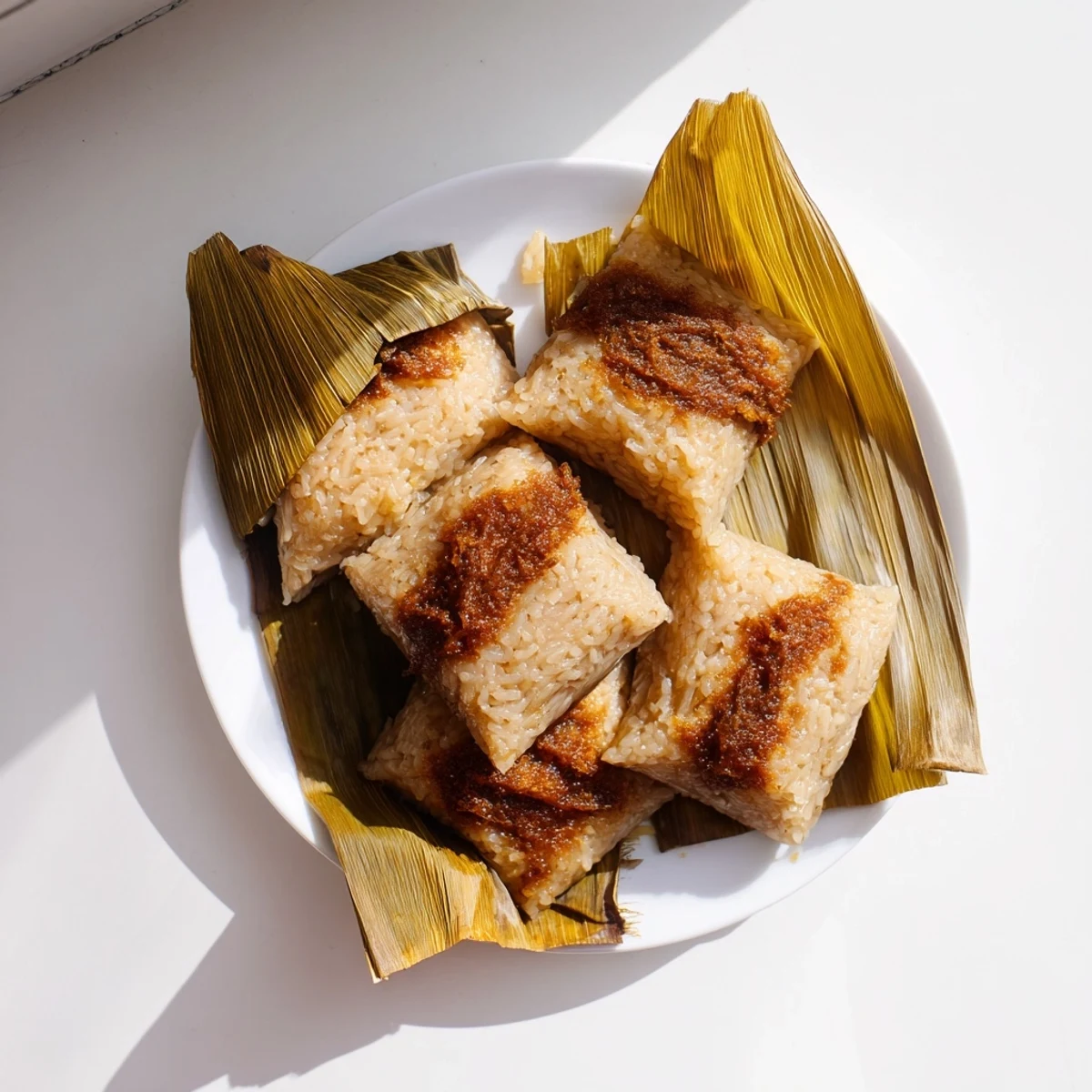 Traditional Malaysian Pulut Inti dessert showcasing sticky blue rice crowned with fragrant palm sugar coconut mixture