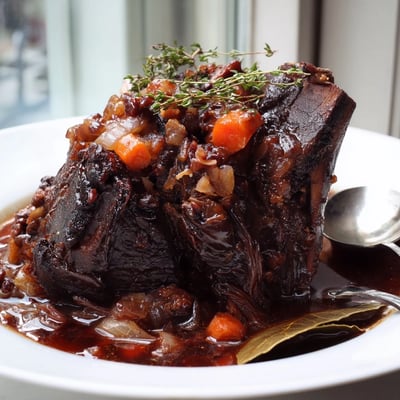 Tender Oven Braised Beef Ribs