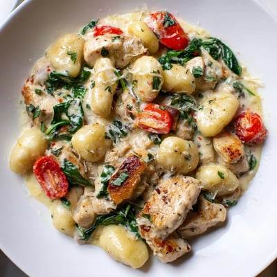 Creamy Herb Chicken Gnocchi